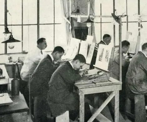 Clichéfabriek Photogravure in 1925